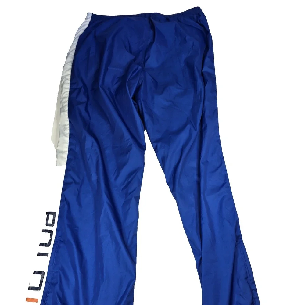 Polo Sport Ralph Lauren Pants Mens 2XL Blue White‎ Side Zip Warm Up Mesh Lined